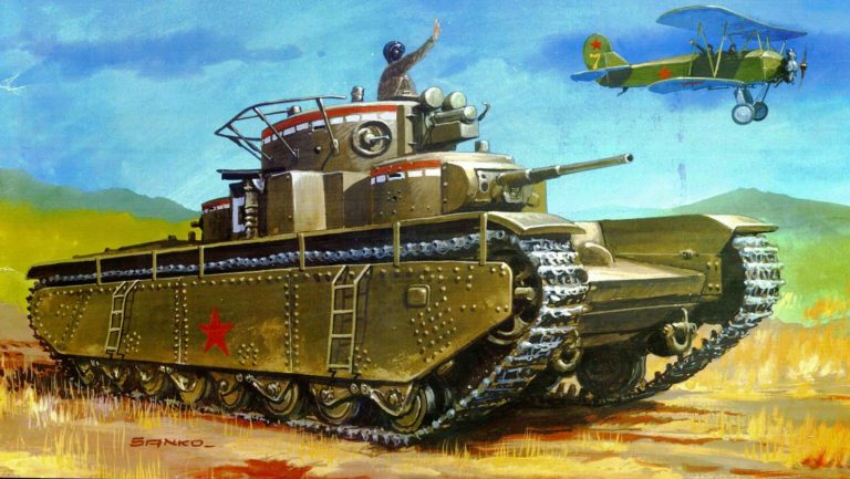 Engenheiros russos recriam lendário tanque soviético T-35