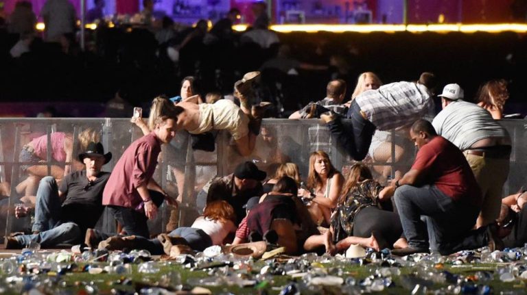 Imagens do Tiroteio em Las Vegas