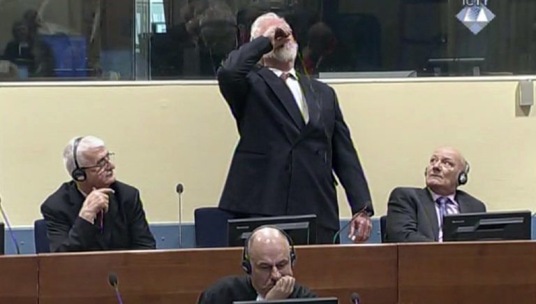 General croata se mata com veneno durante seu julgamento por crimes de guerra