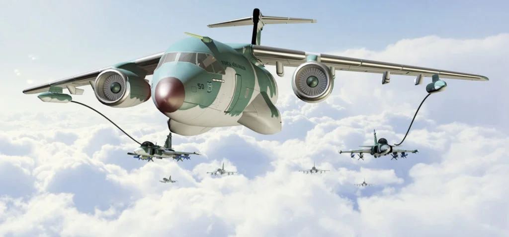 KC-390 e os Gripen-NG