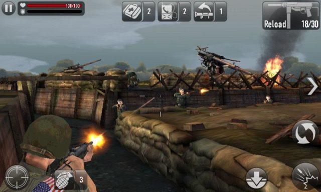 FRONTLINE COMMANDO D-DAY: Jogo De Guerra FRENÉTICO para celular