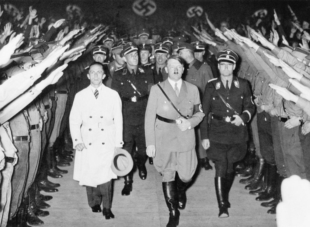 Joseph Goebbels e Hitler