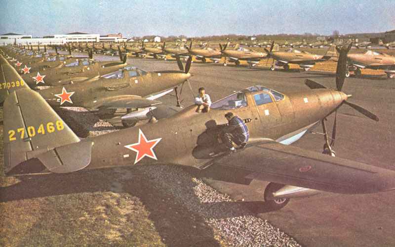 A fábrica da Bell em Buffalo entregou mais de 2.000 P-63 Kingcobra para a Rússia, onde resistiram bem ao ambiente hostil