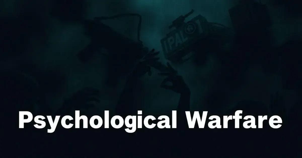 Guerra Psicológica: A Manipulação da Mente como Arma de Combate