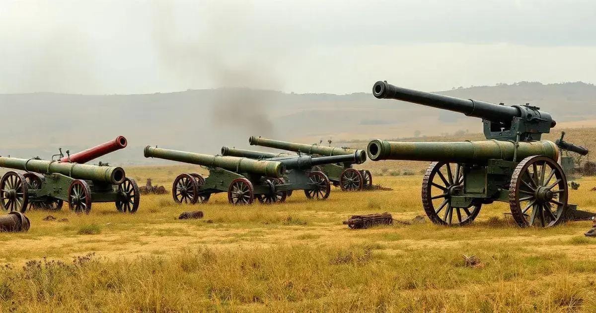 História da Artilharia: A Evolução das Armas de Fogo de Longo Alcance