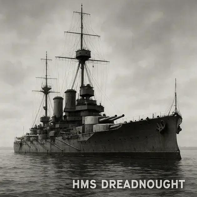 A corrida naval anglo-alemã e o efeito Dreadnought no equilíbrio de poder