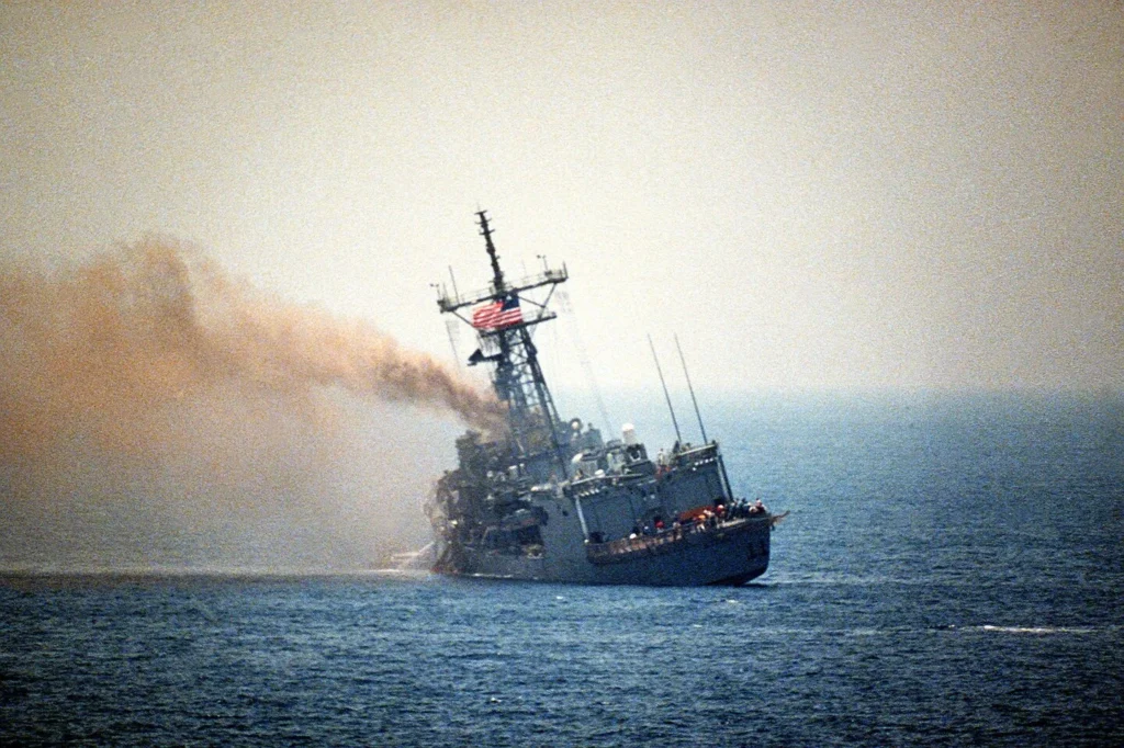 USS STARK (FFG-31) na Operação Praying Mantis